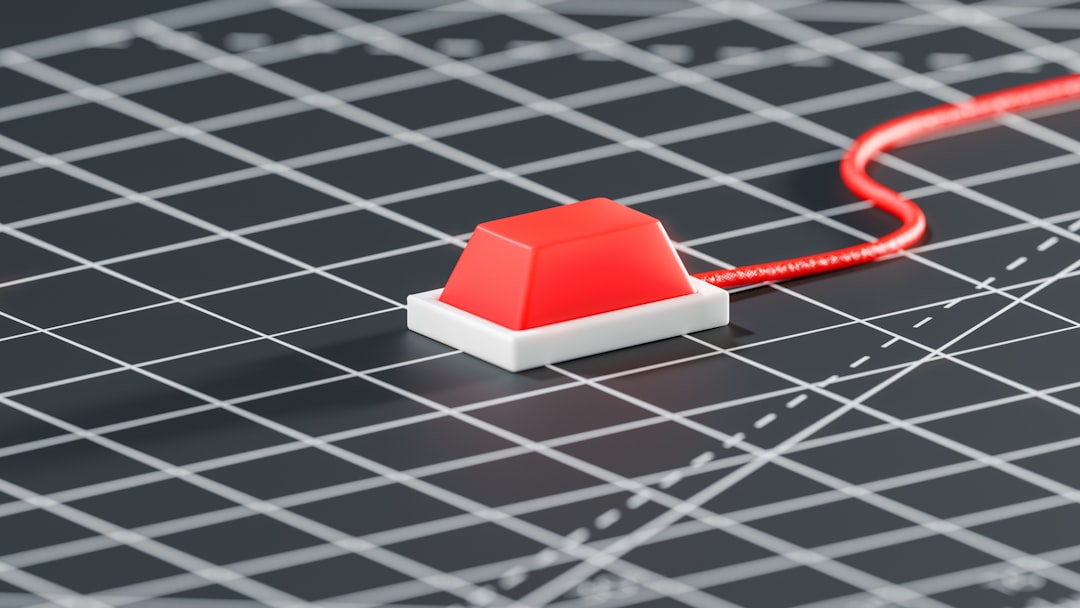 a red and white house on a graph paper